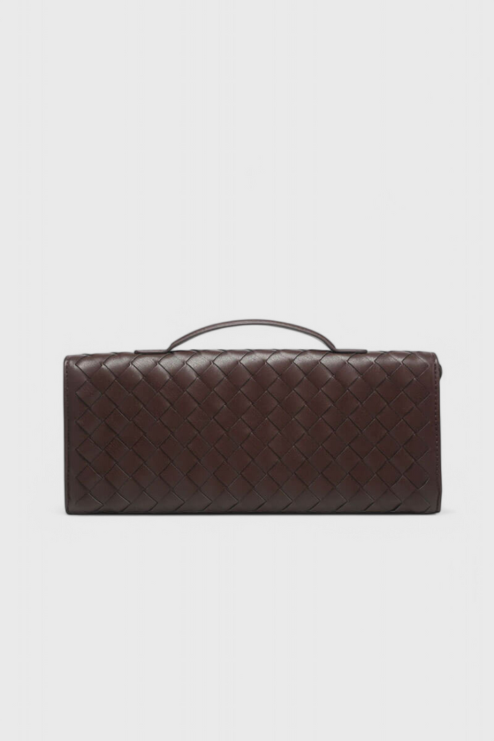 Чанта Clutch Melanie с детайл златен възел