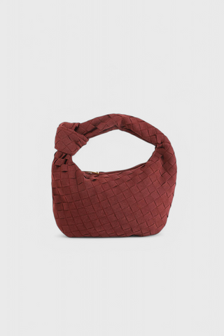 Чанта Mini Remi Woven с детайл на възел